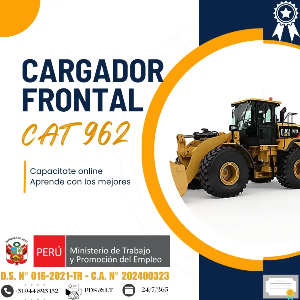 Operación Cargador Frontal CAT 962