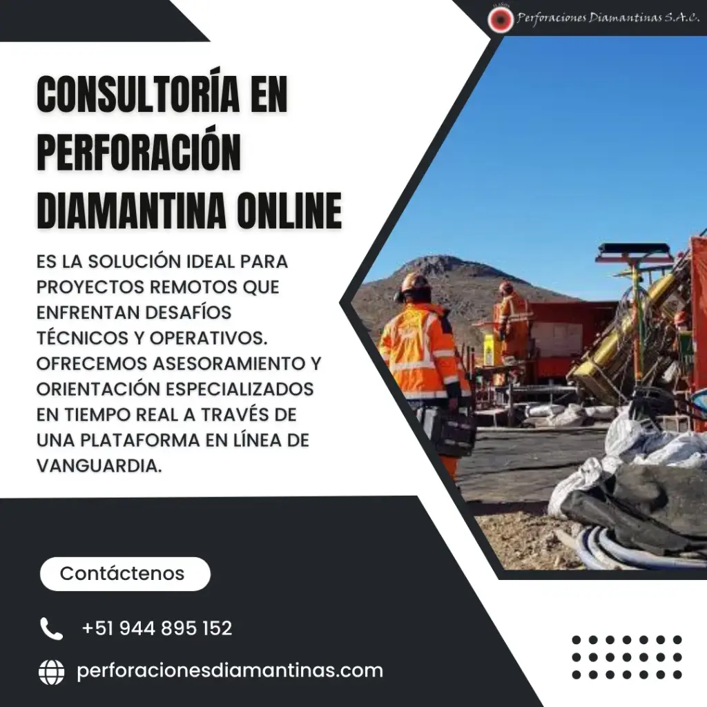 CONSULTORÍA EN PERFORACIÓN DIAMANTINA ONLINE