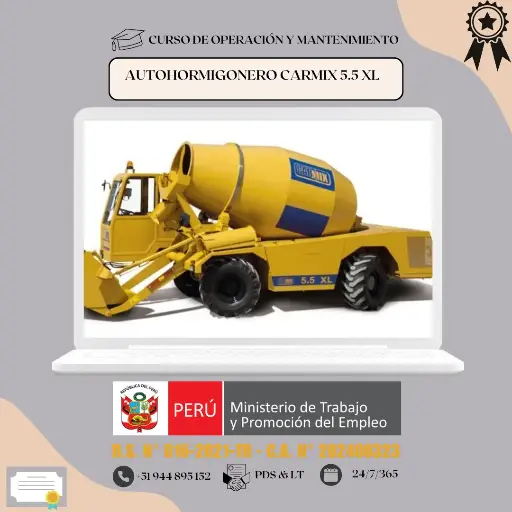 OPERACIÓN DE EQUIPO AUTOHORMIGONERO CARMIX 5.5 XL