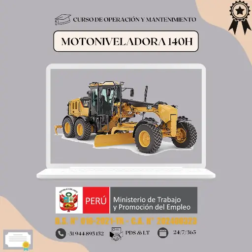 OPERACIÓN DE MOTONIVELADORA 140H