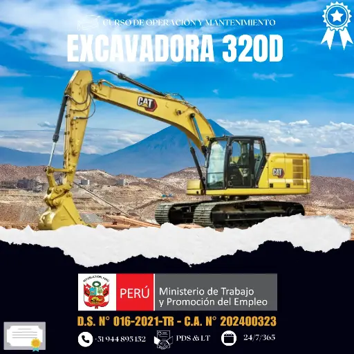 OPERACIÓN DE EXCAVADORA 320D