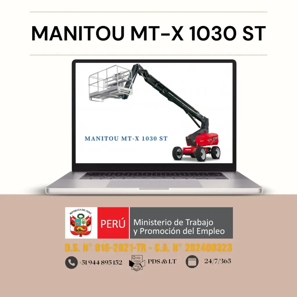 OPERACIÓN DE MANITOU MT-X 1030 ST