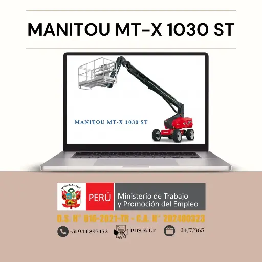 OPERACIÓN DE MANITOU MT-X 1030 ST