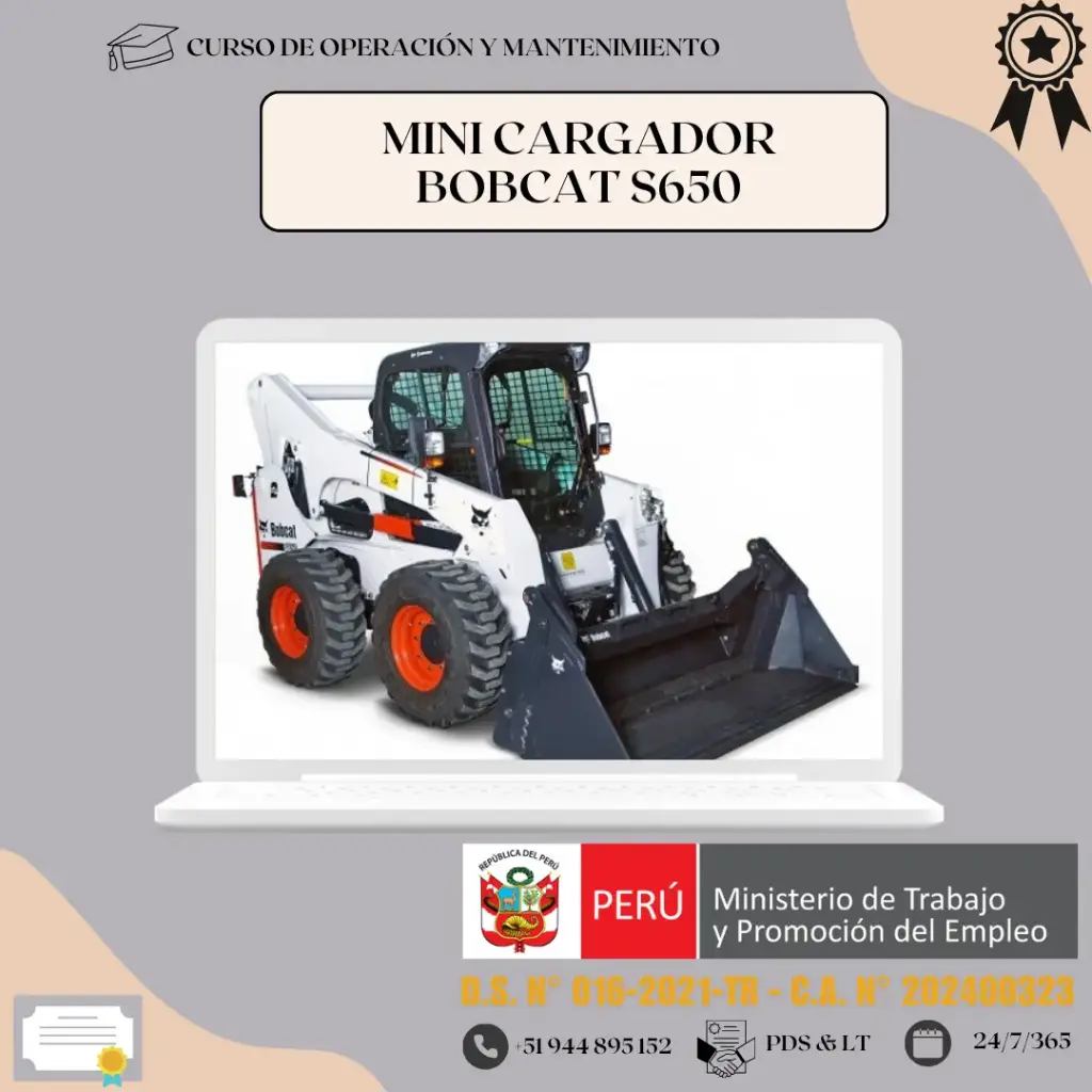 OPERACIÓN DE MINICARGADOR BOBCAT S650
