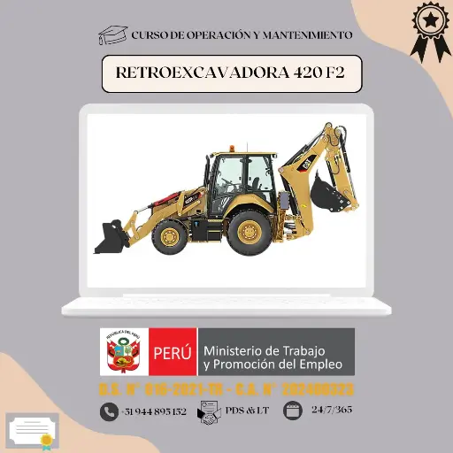 OPERACIÓN DE RETROEXCAVADORA 420 F2