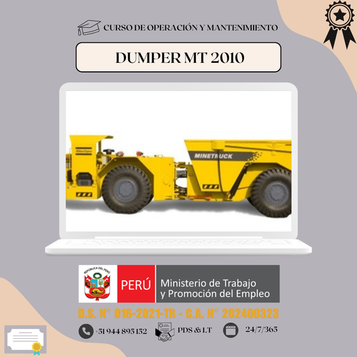 OPERACIÓN DE DUMPER MT 2010