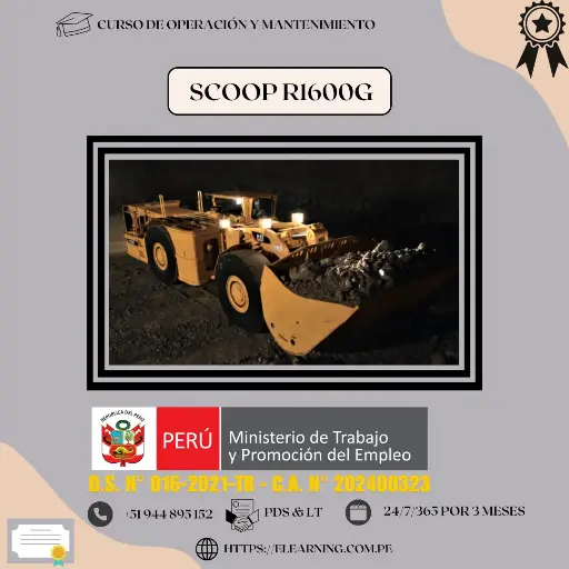 OPERACIÓN DE SCOOP R1600G